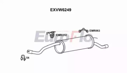 Амортизатор EuroFlo EXVW6249