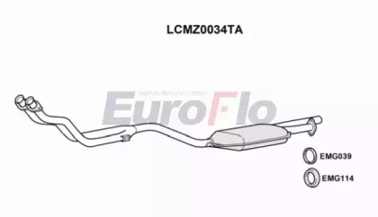 Катализатор EuroFlo LCMZ0034TA