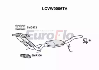 Катализатор EuroFlo LCVW0006TA