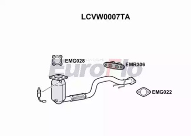 Катализатор EuroFlo LCVW0007TA