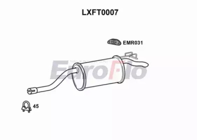 Амортизатор EuroFlo LXFT0007