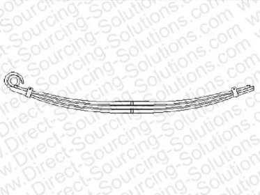 Рессорный лист DSS 270146