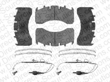 Комплект тормозных колодок DSS 660028