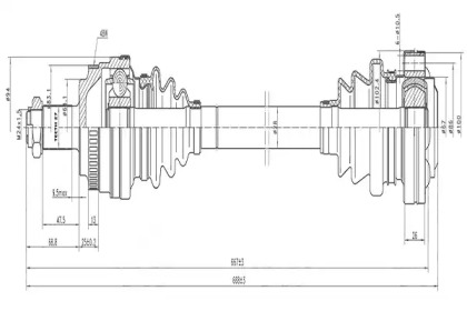 Вал AYWIPARTS AW1530411A