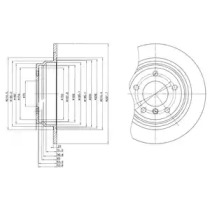 Тормозной диск Dr!ve+ DP1010.11.0125