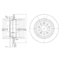 Тормозной диск Dr!ve+ DP1010.11.0198