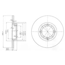 Тормозной диск Dr!ve+ DP1010.11.0124