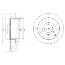 Тормозной диск Dr!ve+ DP1010.11.0232