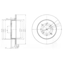 Тормозной диск Dr!ve+ DP1010.11.0260