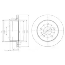 Тормозной диск Dr!ve+ DP1010.11.0234