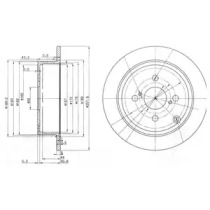 Тормозной диск Dr!ve+ DP1010.11.0164