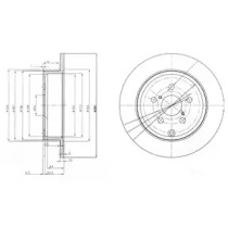 Тормозной диск Dr!ve+ DP1010.11.0235