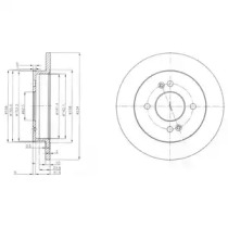 Тормозной диск Dr!ve+ DP1010.11.0256