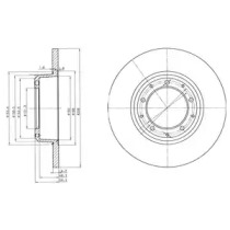 Тормозной диск Dr!ve+ DP1010.11.0162