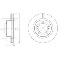Тормозной диск Dr!ve+ DP1010.11.0625
