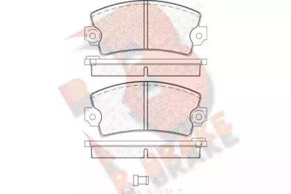 Комплект тормозных колодок R BRAKE RB0102