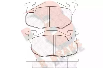 Комплект тормозных колодок R BRAKE RB1120