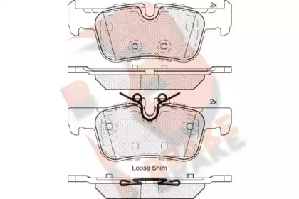 Комплект тормозных колодок R BRAKE RB2193