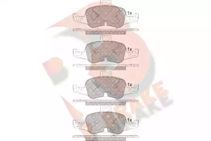 Комплект тормозных колодок R BRAKE RB2233