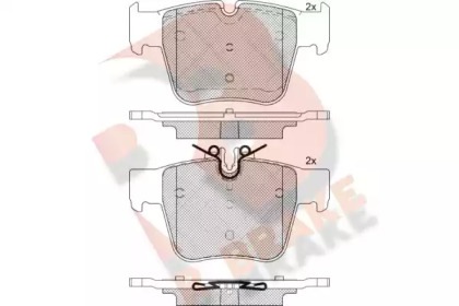 Комплект тормозных колодок R BRAKE RB2271