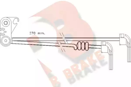 Контакт R BRAKE 610280RB