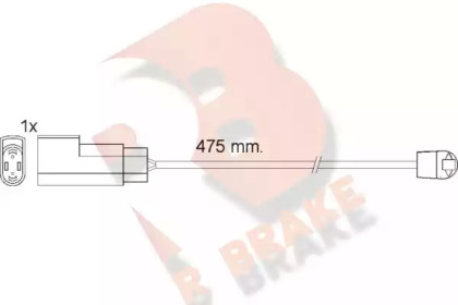 Контакт R BRAKE 610576RB