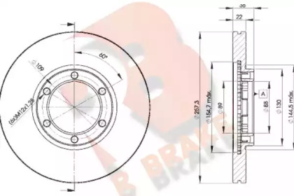  R BRAKE 78RBD22376