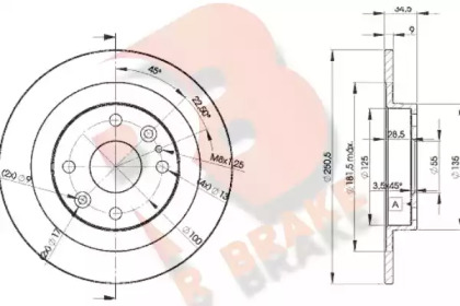  R BRAKE 78RBD23257