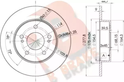  R BRAKE 78RBD25059