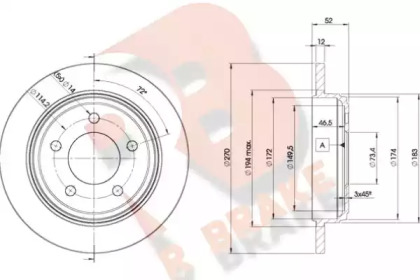  R BRAKE 78RBD25356