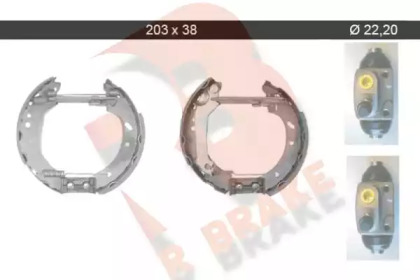 Комлект тормозных накладок R BRAKE 79RBKT0026