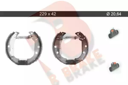 Комлект тормозных накладок R BRAKE 79RBKT0047