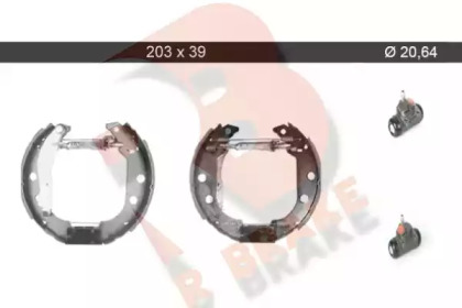 Комлект тормозных накладок R BRAKE 79RBKT0049