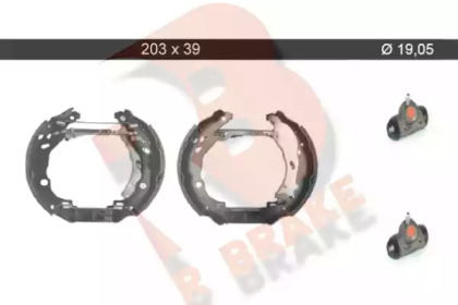 Комлект тормозных накладок R BRAKE 79RBKT0051