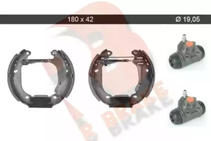 Комлект тормозных накладок R BRAKE 79RBKT0059