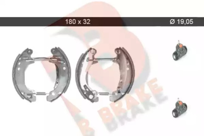 Комлект тормозных накладок R BRAKE 79RBKT0063