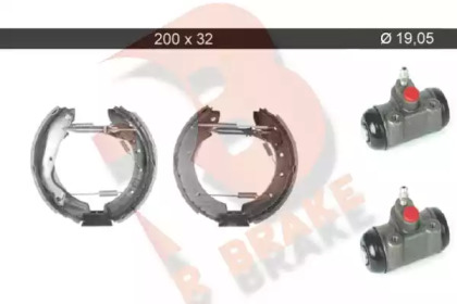 Комлект тормозных накладок R BRAKE 79RBKT0082