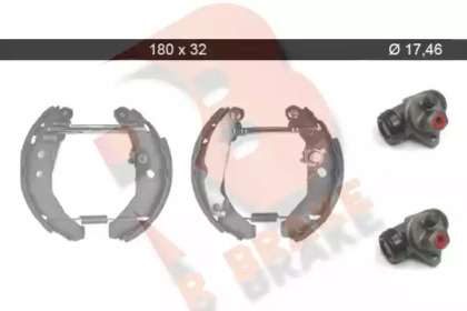 Комплект тормозных колодок R BRAKE 79RBKT0101