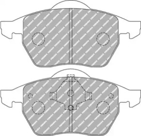 Комплект тормозных колодок, дисковый тормоз FERODO RACING FCP590H