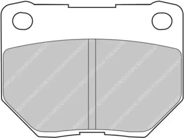 Комплект тормозных колодок, дисковый тормоз FERODO RACING FCP1372R