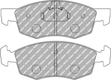 Комплект тормозных колодок, дисковый тормоз FERODO RACING FCP1376H