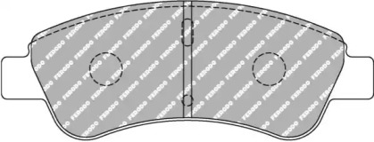 Комплект тормозных колодок, дисковый тормоз FERODO RACING FCP1399Z