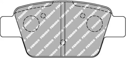 Комплект тормозных колодок, дисковый тормоз FERODO RACING FCP1469H