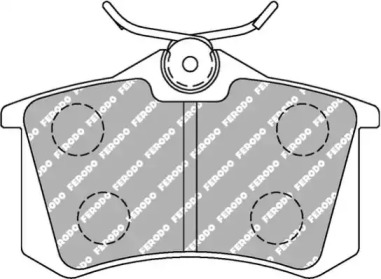 Комплект тормозных колодок, дисковый тормоз FERODO RACING FCP1491H