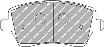 Комплект тормозных колодок, дисковый тормоз FERODO RACING FCP1617R