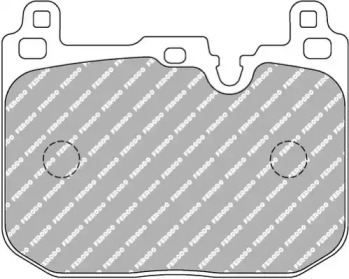 Комплект тормозных колодок, дисковый тормоз FERODO RACING FCP4611H