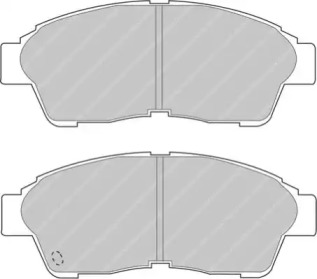 Комплект тормозных колодок, дисковый тормоз FERODO RACING FCP867H