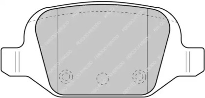 Комплект тормозных колодок, дисковый тормоз FERODO RACING FCP1324H