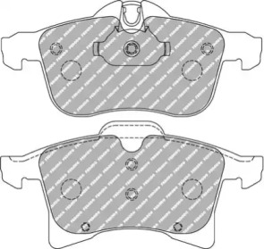 Комплект тормозных колодок, дисковый тормоз FERODO RACING FCP1640H