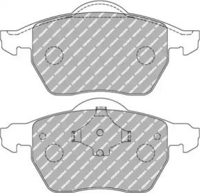 Комплект тормозных колодок, дисковый тормоз FERODO RACING FCP1717H